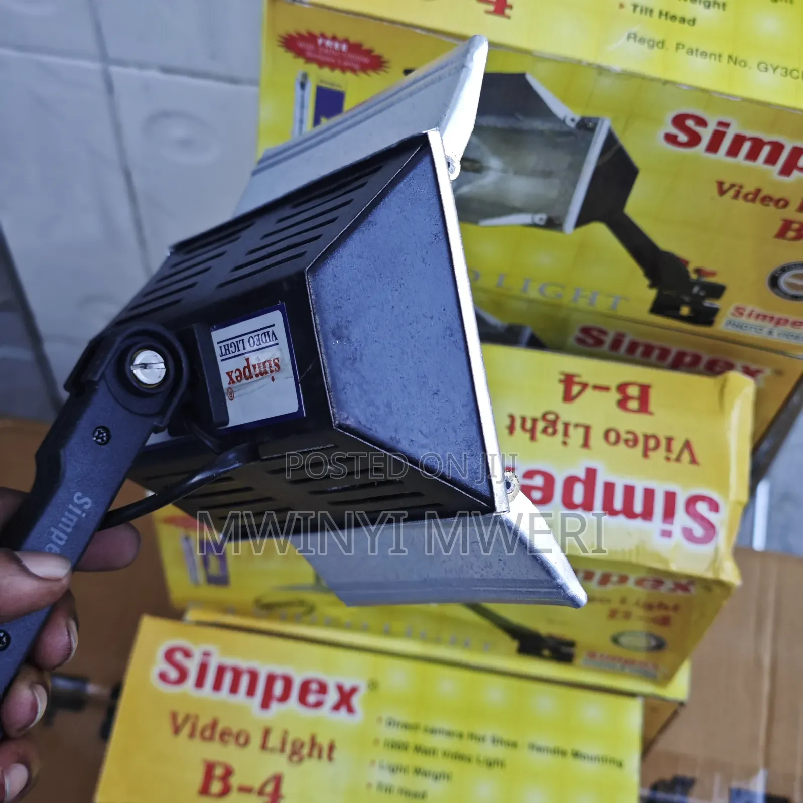 Simpex B-4 Tungsten Video Light