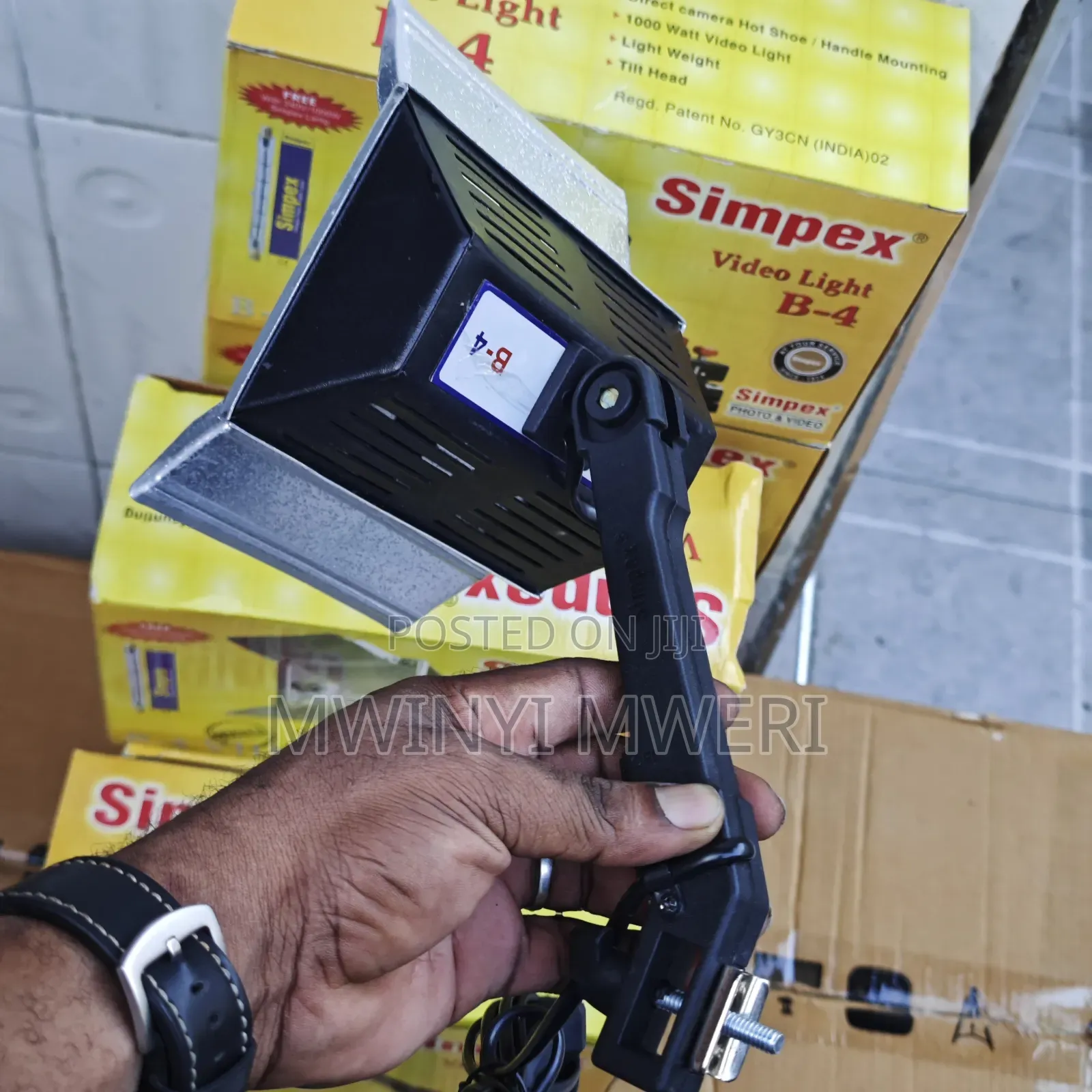 Simpex B-4 Tungsten Video Light