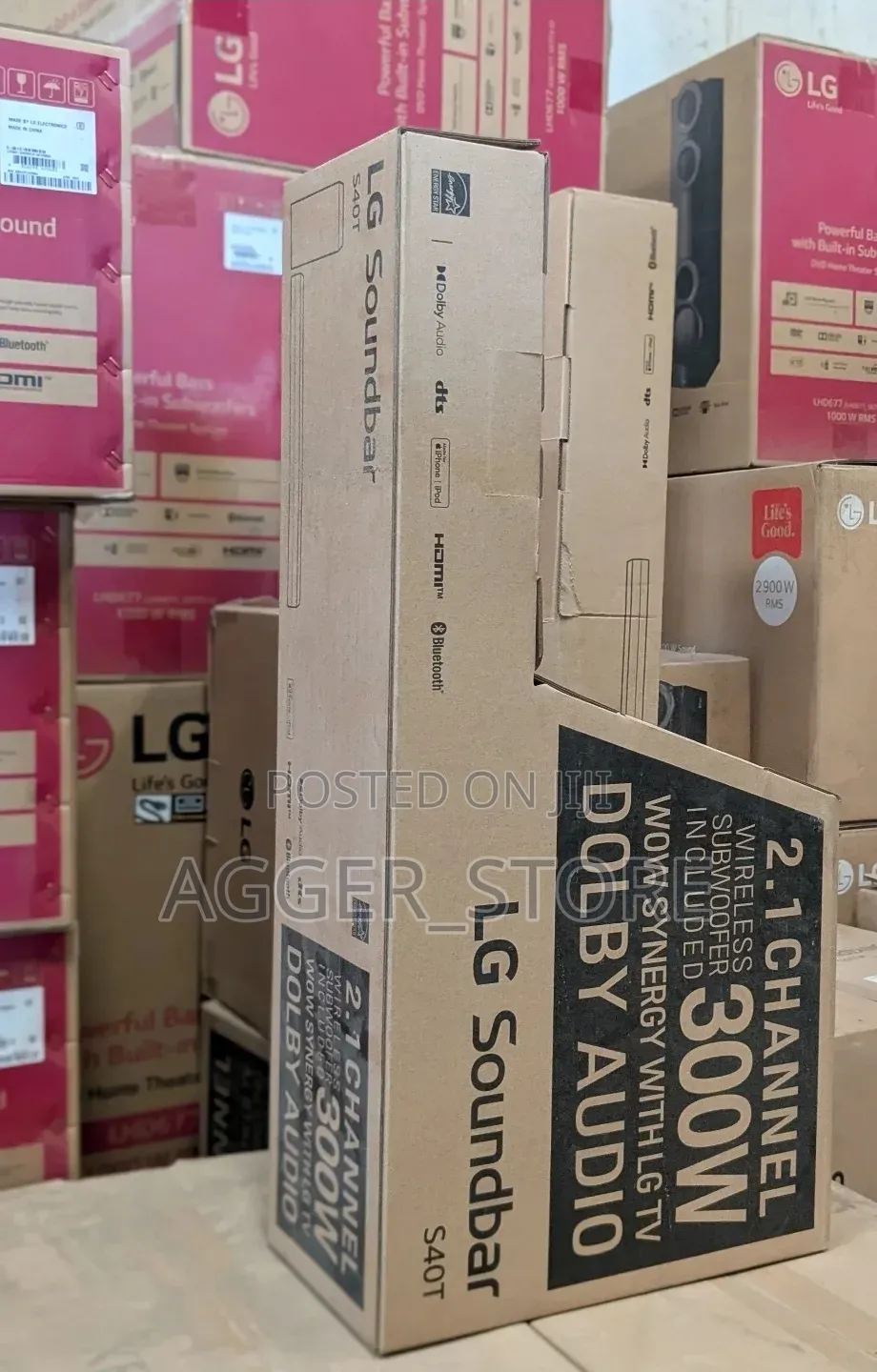 LG S40T 300W Soundbar 2.1-Channel Audio System