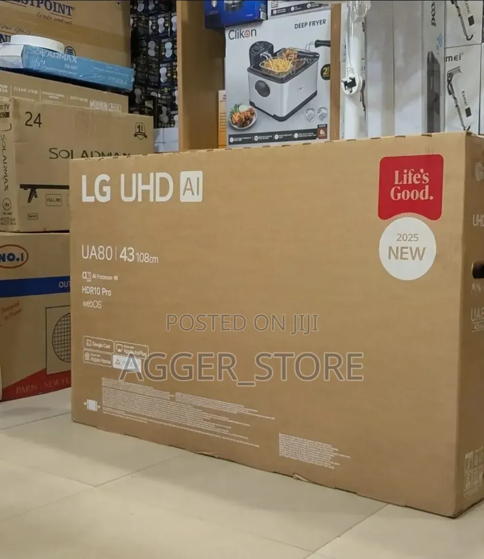 2025 LG 43-Inch Ua80 Uhd Ai Smart TV