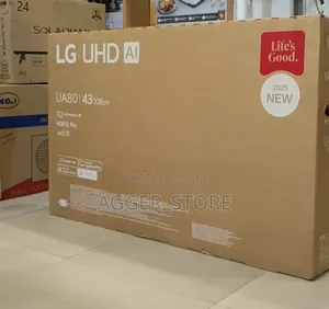 2025 LG 43-Inch Ua80 Uhd Ai Smart TV