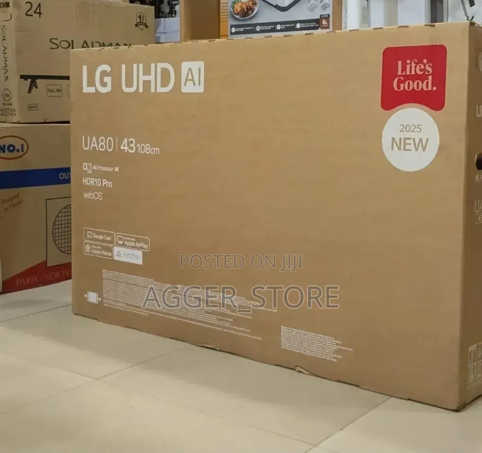 2025 LG 43-Inch Ua80 Uhd Ai Smart TV