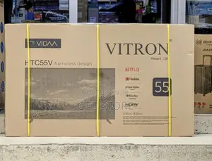 Vitron 55-Inch UHD Smart Frameless TV (Model HTC55V