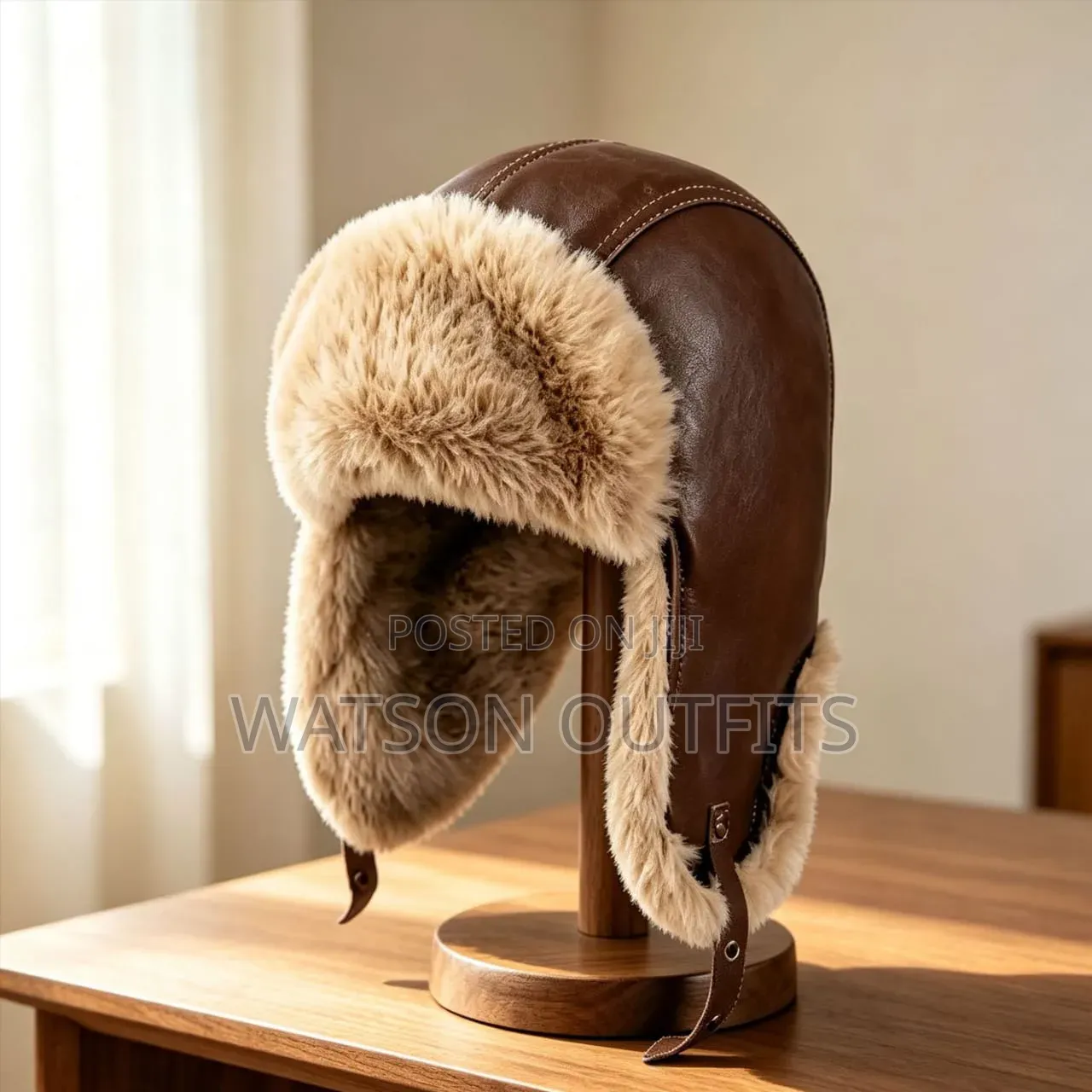 Trapper Hats Materials Original and New Cotton and Leather