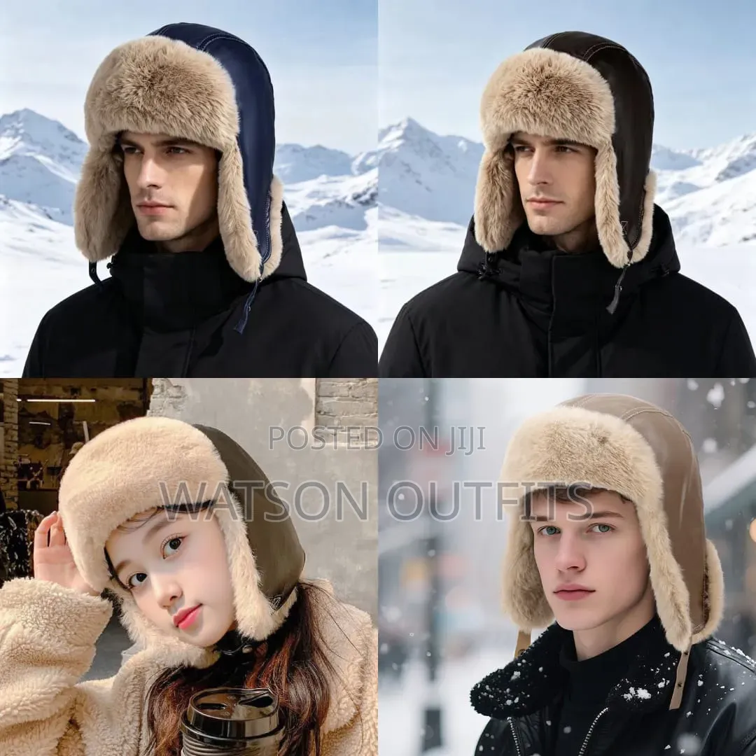 Trapper Hats Materials Original and New Cotton and Leather