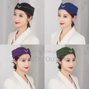 Women's Air Hostess Hats Materials Very Quality and Smart