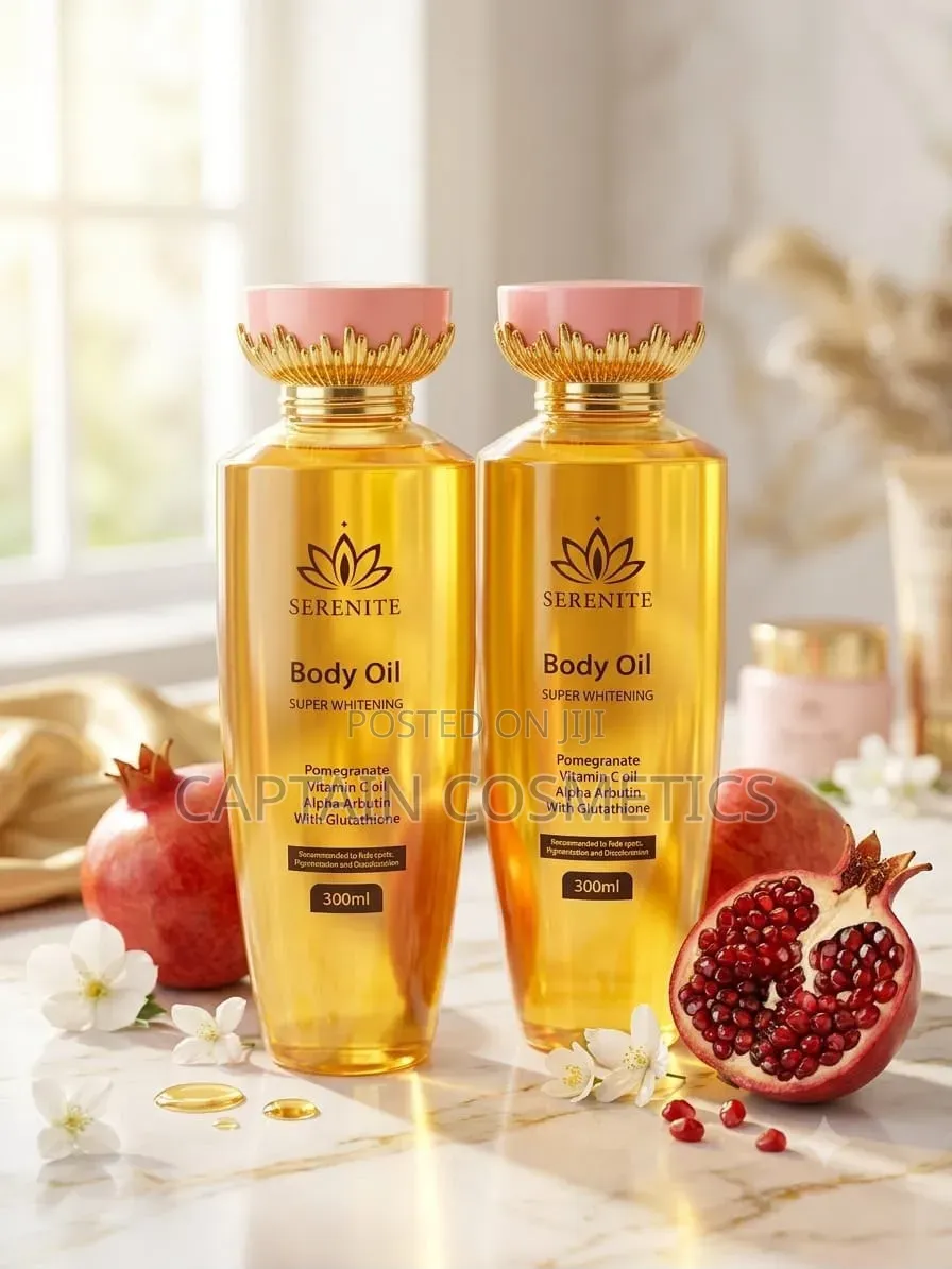 Serenite Super Whitening Body Oil 300ml – Pomegranate