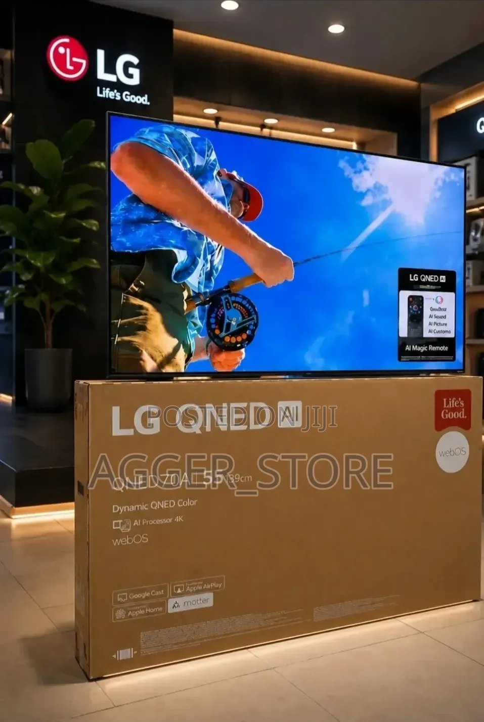 LG Qned70a 55-Inch Smart TV