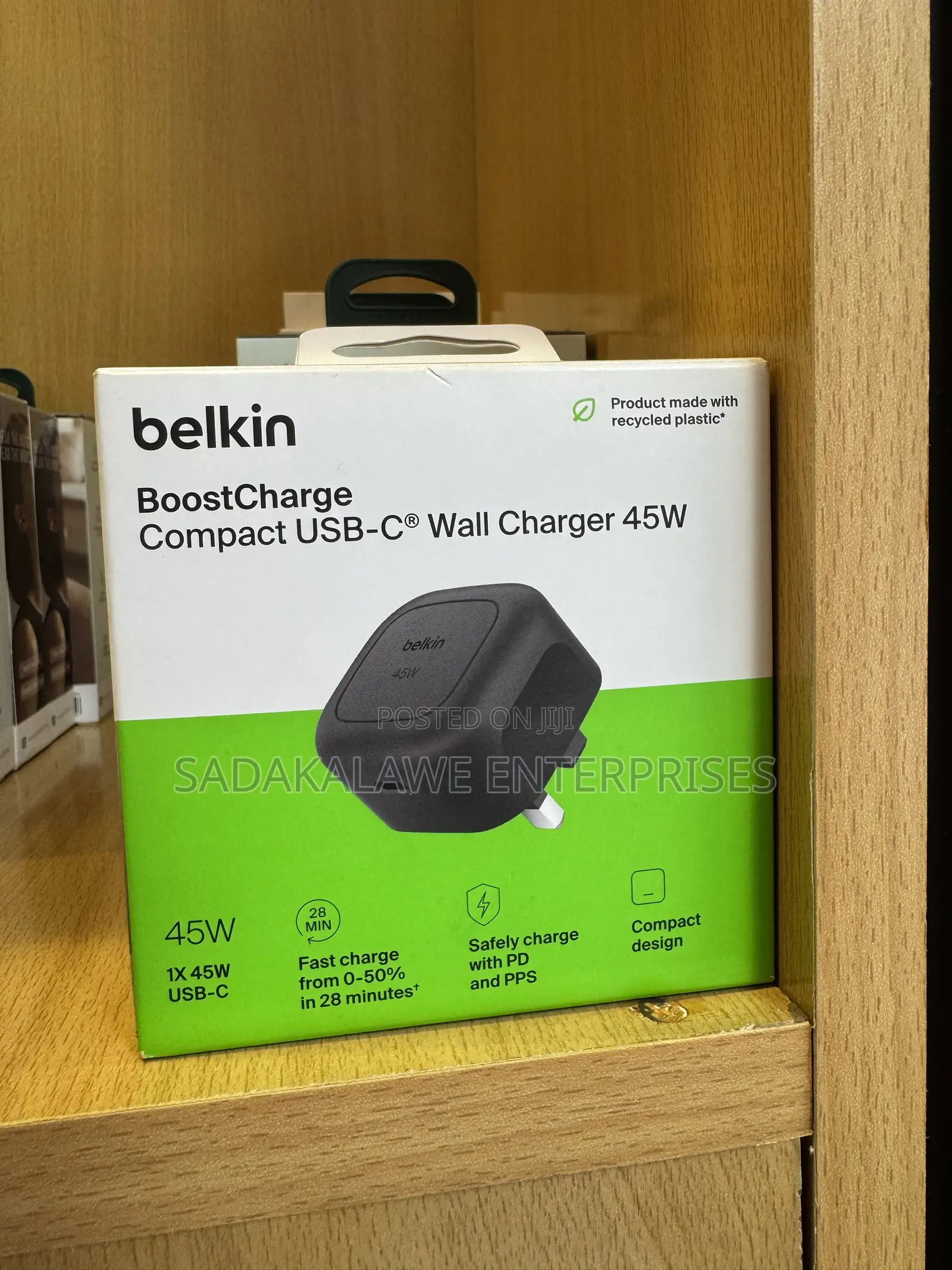 Belkin BoostCharge Compact USB-C Wall Charger 45W