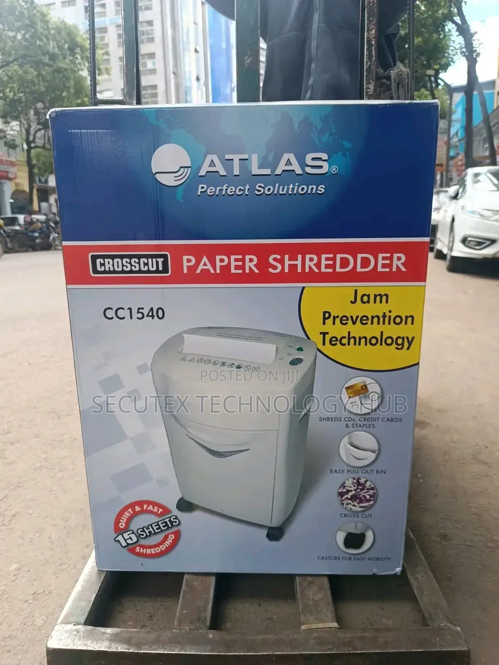 Atlas CC1240 12-Sheet Cross-Cut Shredder