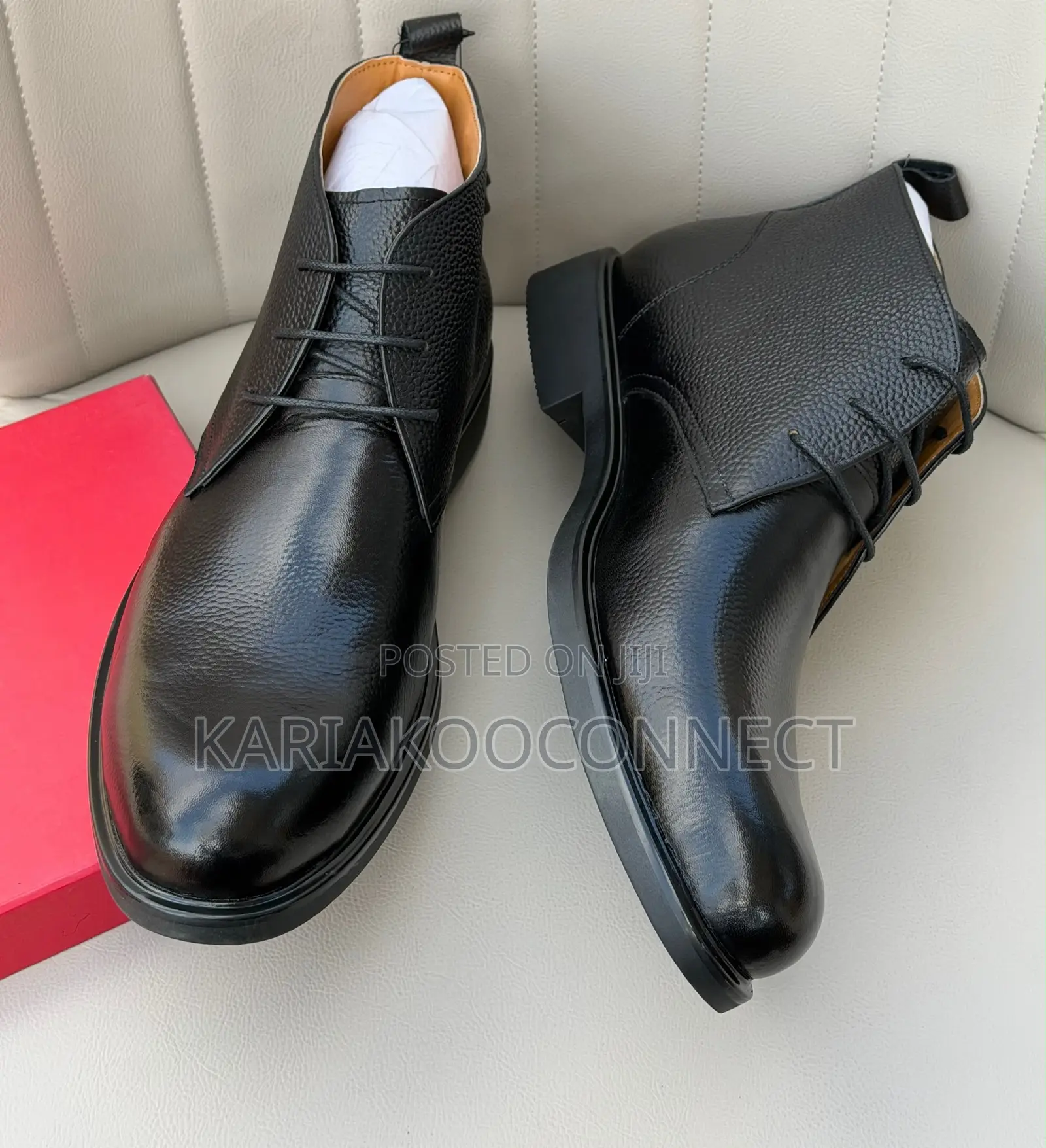Clarks Leather Chukka Boots