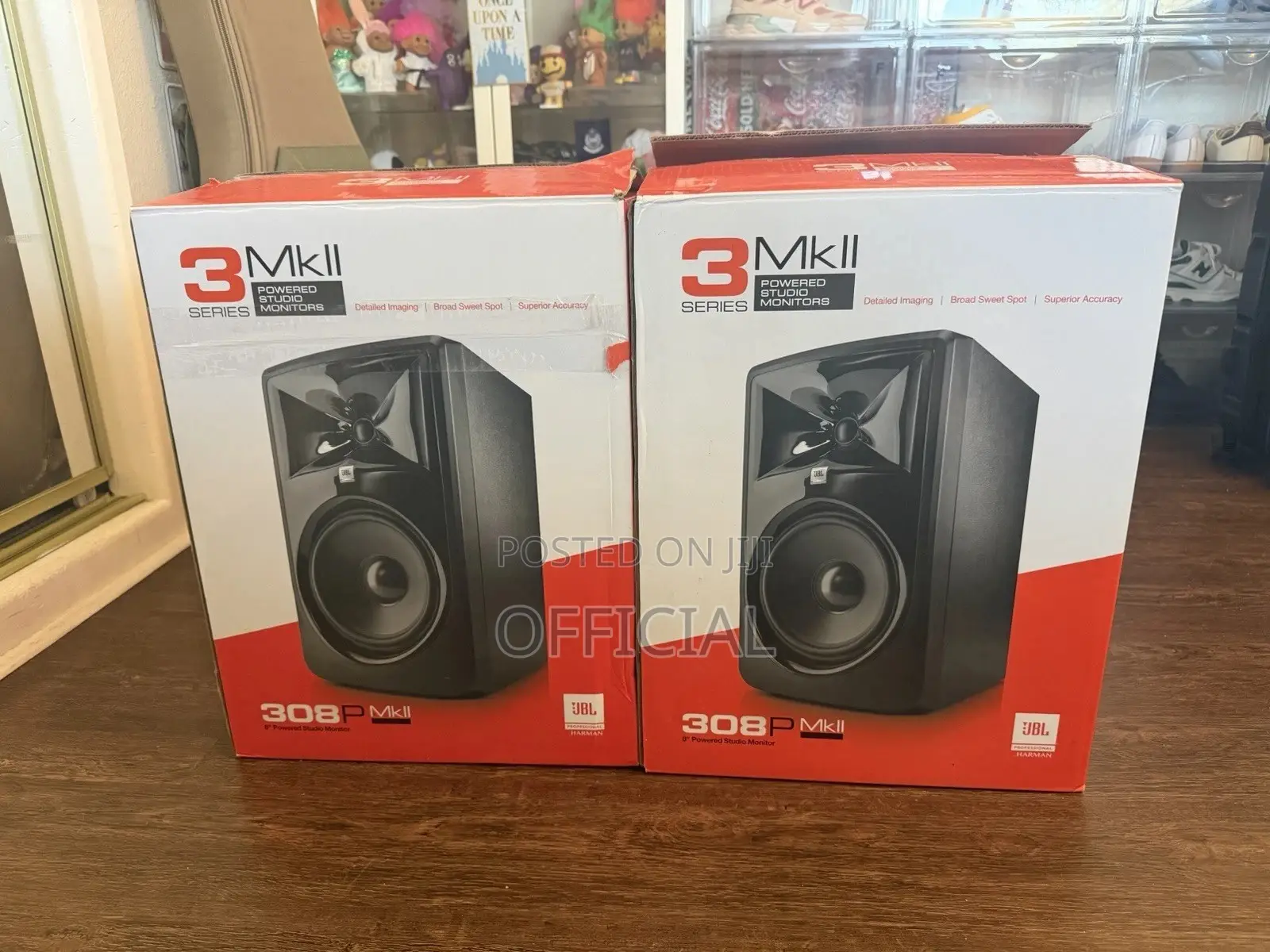JBL 308P MKII SERIES 3 Powered Studio Monitor Speakers PAIR