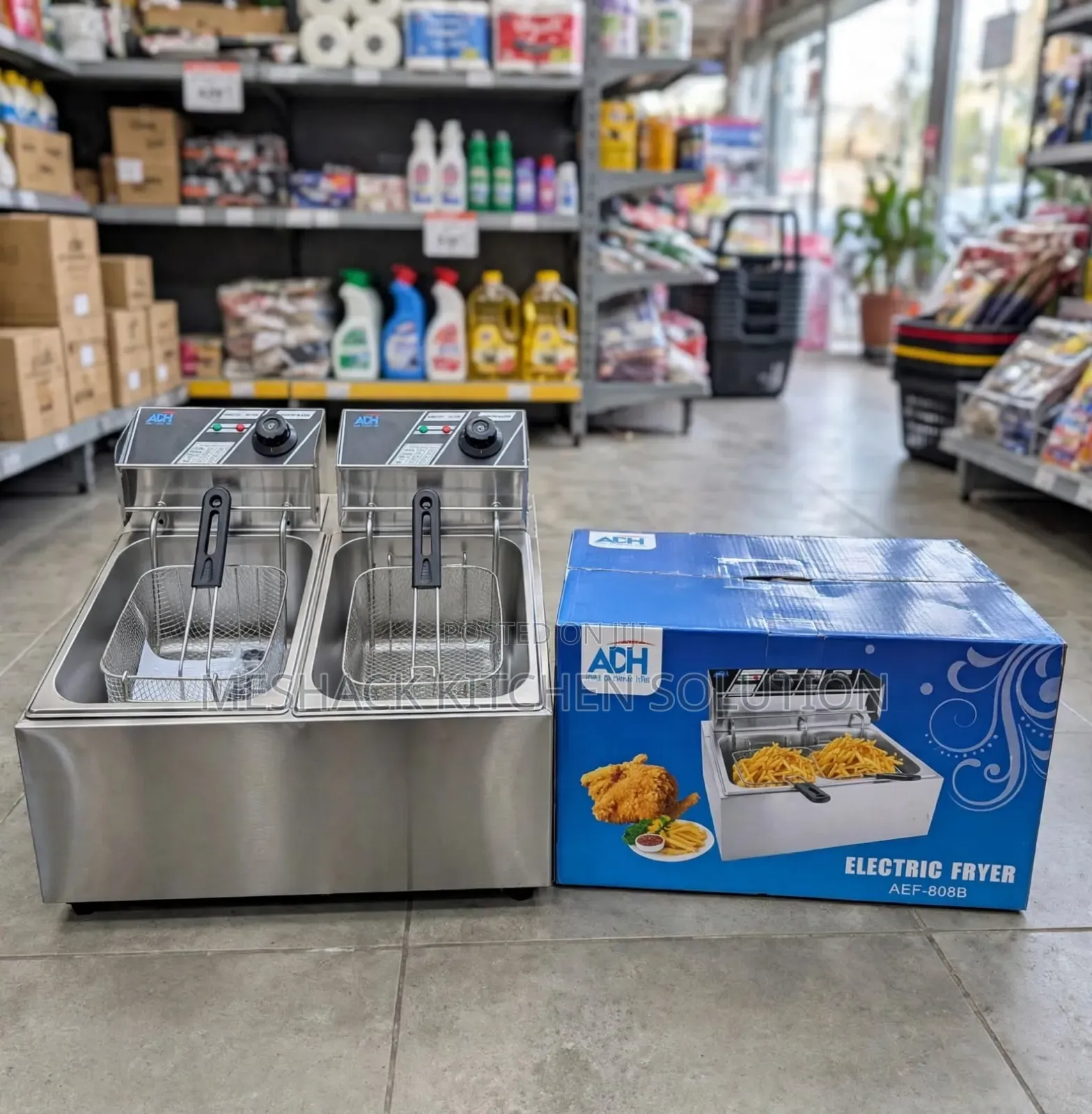 6L+6L ADH Electric Deep Fryer