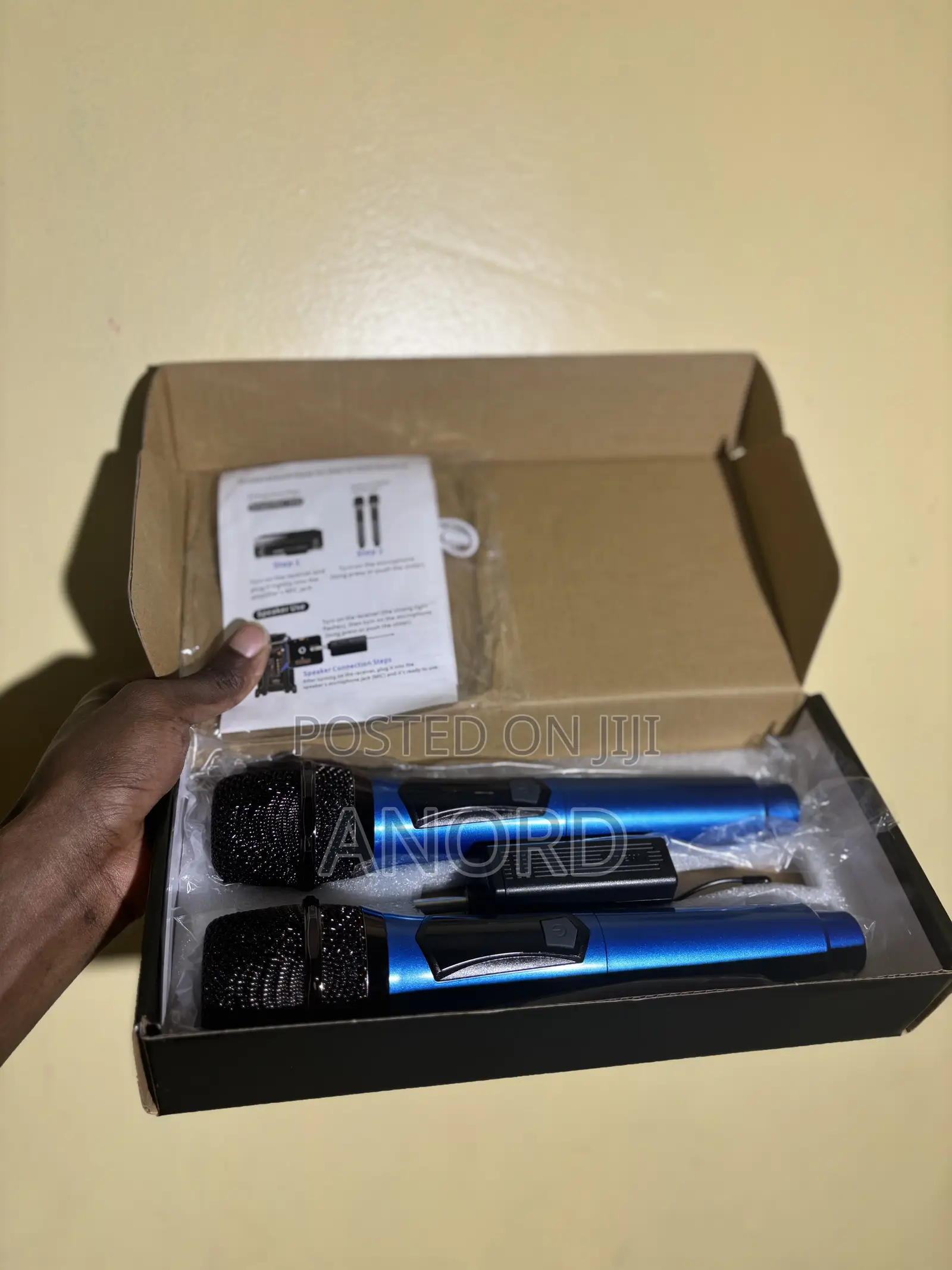 Microphone /Mic Wireless UHF – Mic Za Kanisani Kuimba, Karaoke,Rangi 6