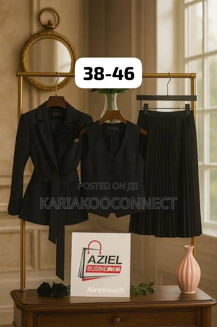 Women's 3pc Blazer, Vest Skirt Set