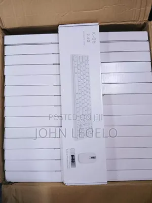 *Wireless Keyboard Kubwa Na Mouse Yake*
Model:K-06
*