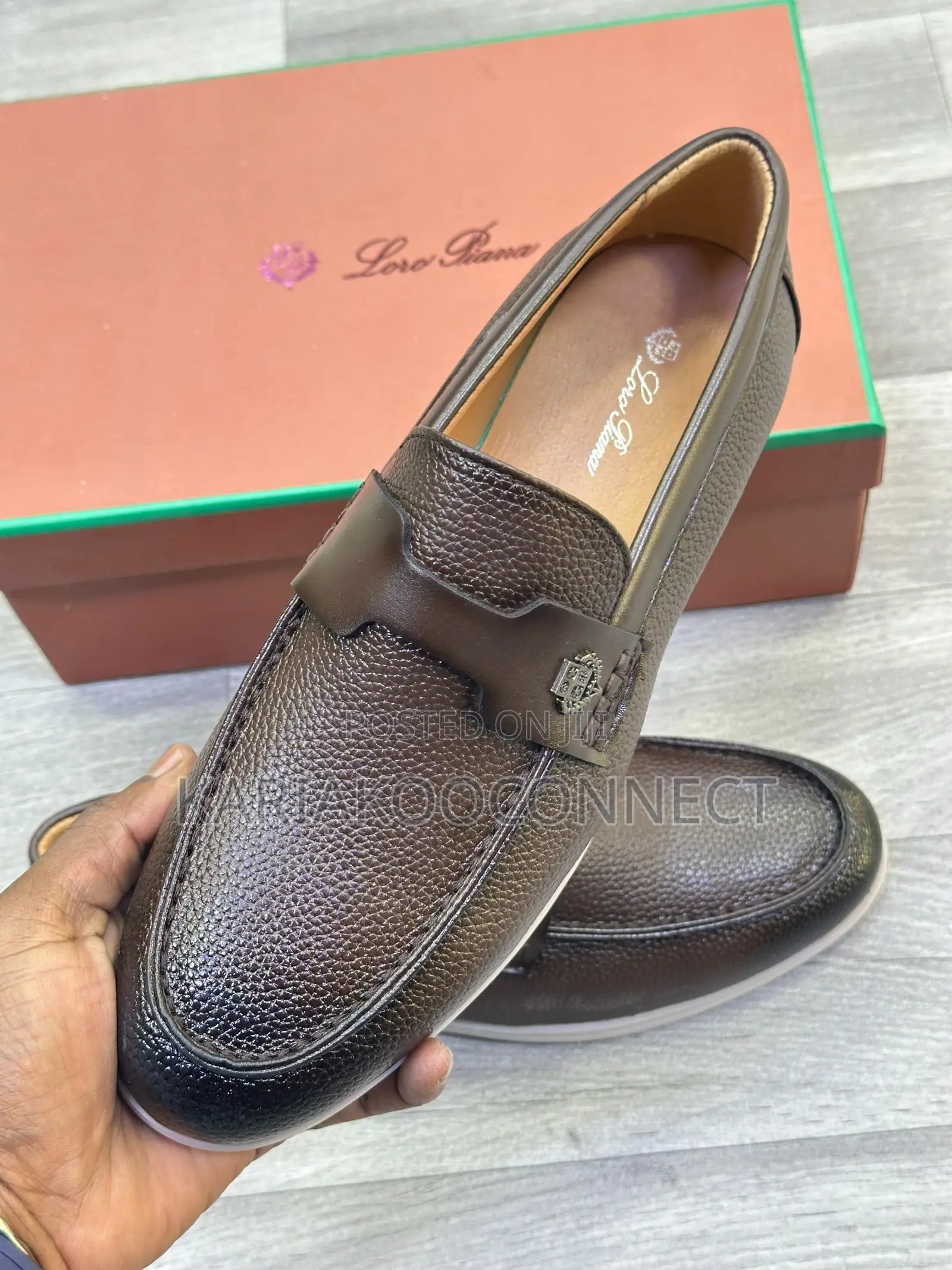 Loro Piana Leather Loafers