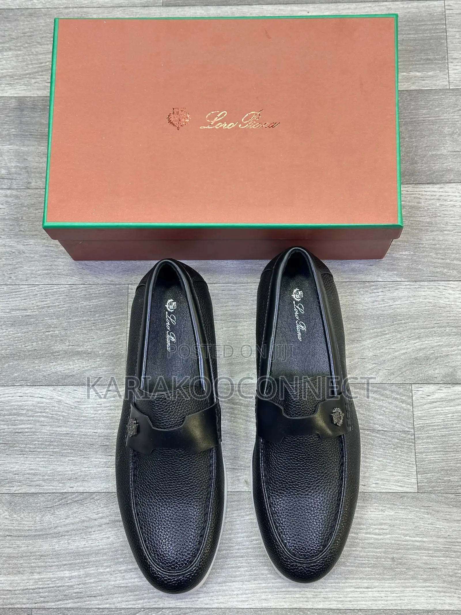 Loro Piana Leather Loafers
