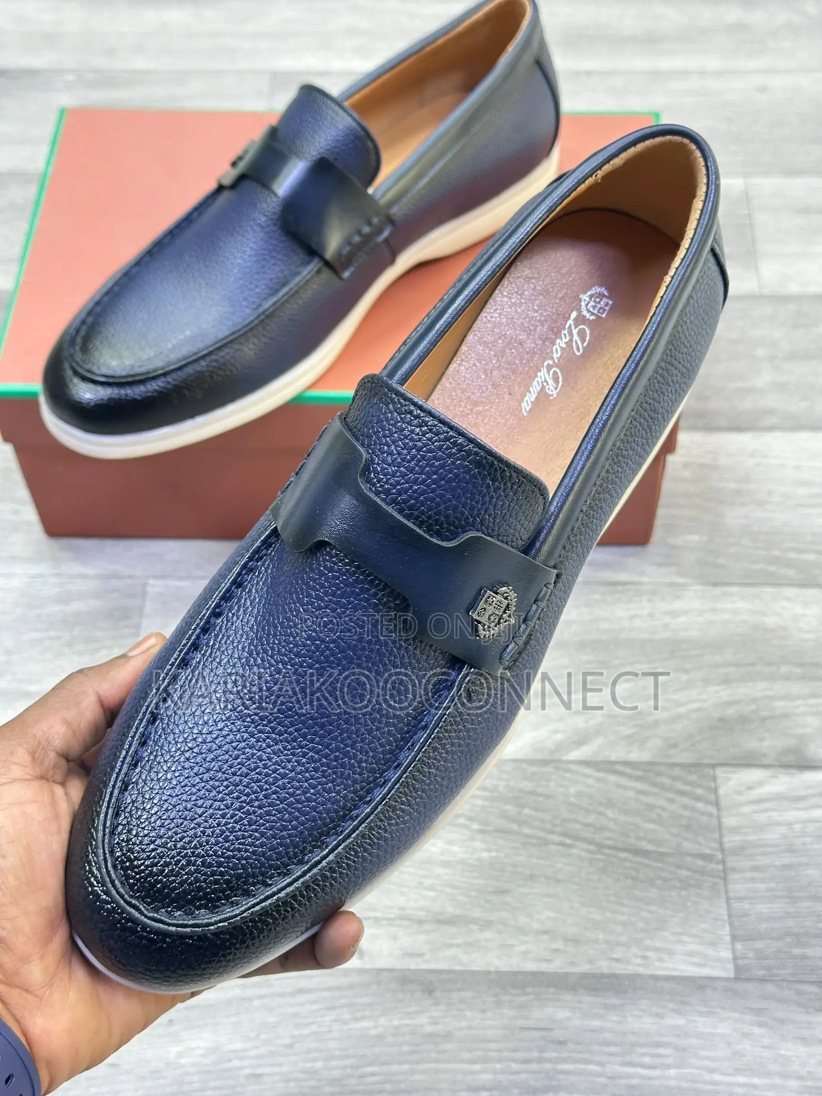 Loro Piana Leather Loafers