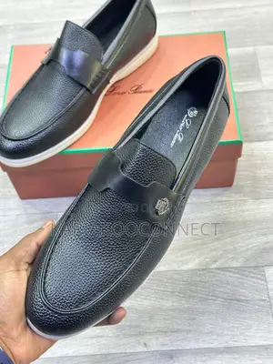 Loro Piana Leather Loafers