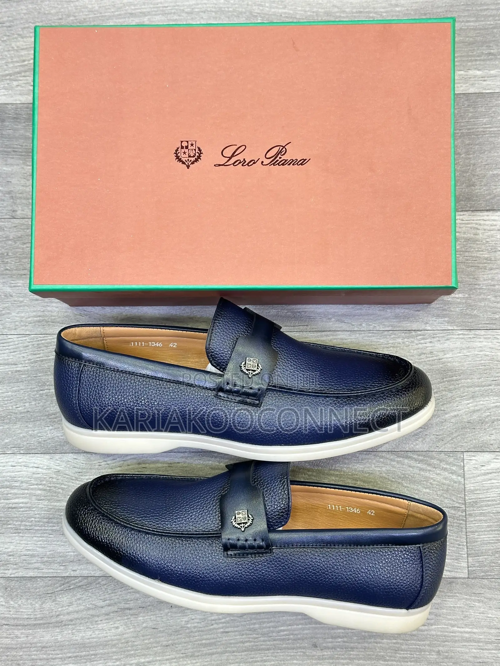 Loro Piana Leather Loafers