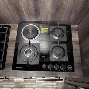 HOMEBASE COOKTOPHB-GE-40103gas Burners 1 Electric plateTempered