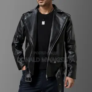 Men Biker Leather Jacket
