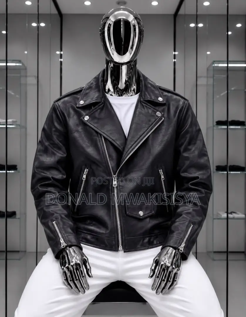 Men Biker Leather Jacket