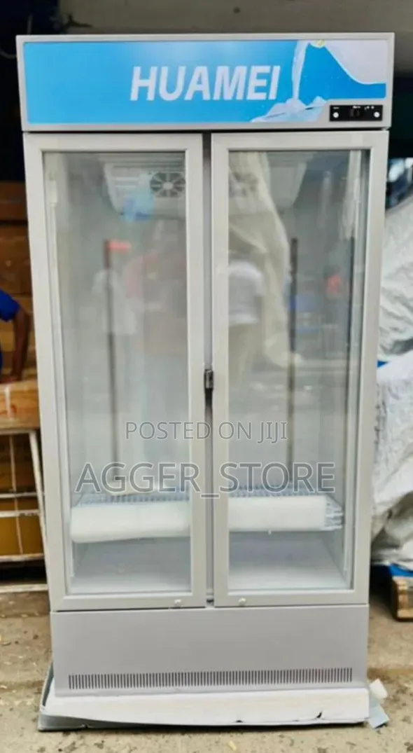 Huamei Double-Door 630 Litres Commercial Showcase Refrigerator