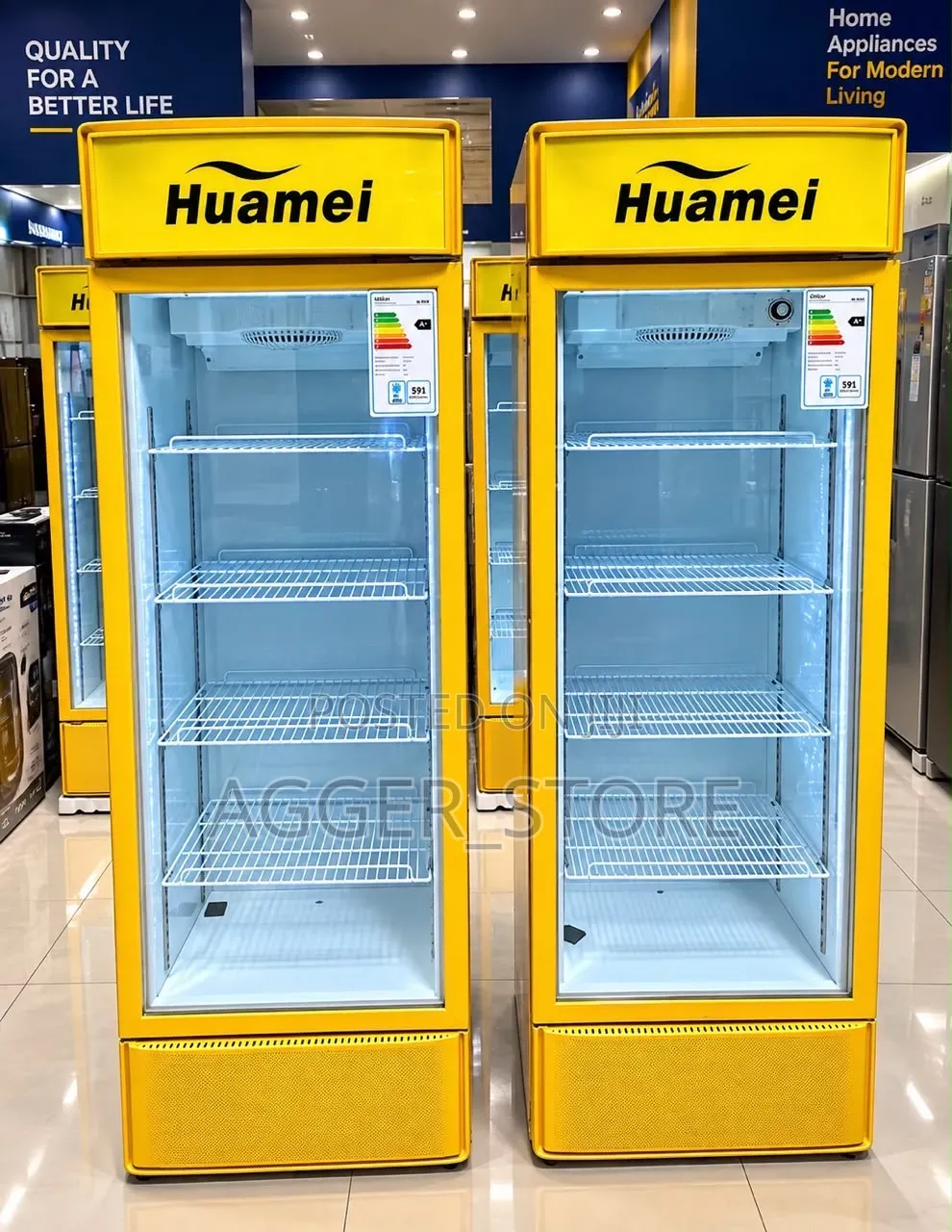 Huamei 409L Showcase Fridge