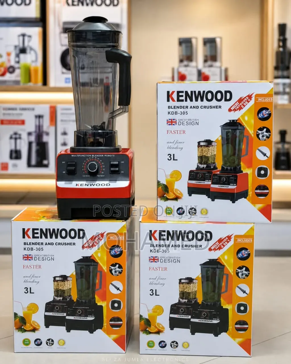  Heavy Duty Blender – Kenwood 
 Ujazo: 3.0L