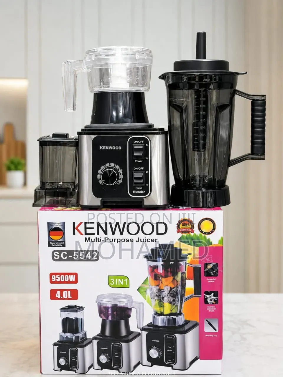  Kenwood Heavy Duty Blender – Kw-5042
 3 in 1