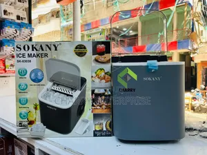SOKANY Ice Maker Makes Up to 12 Kg (26 Lbs) of Ice Per 24 Hours