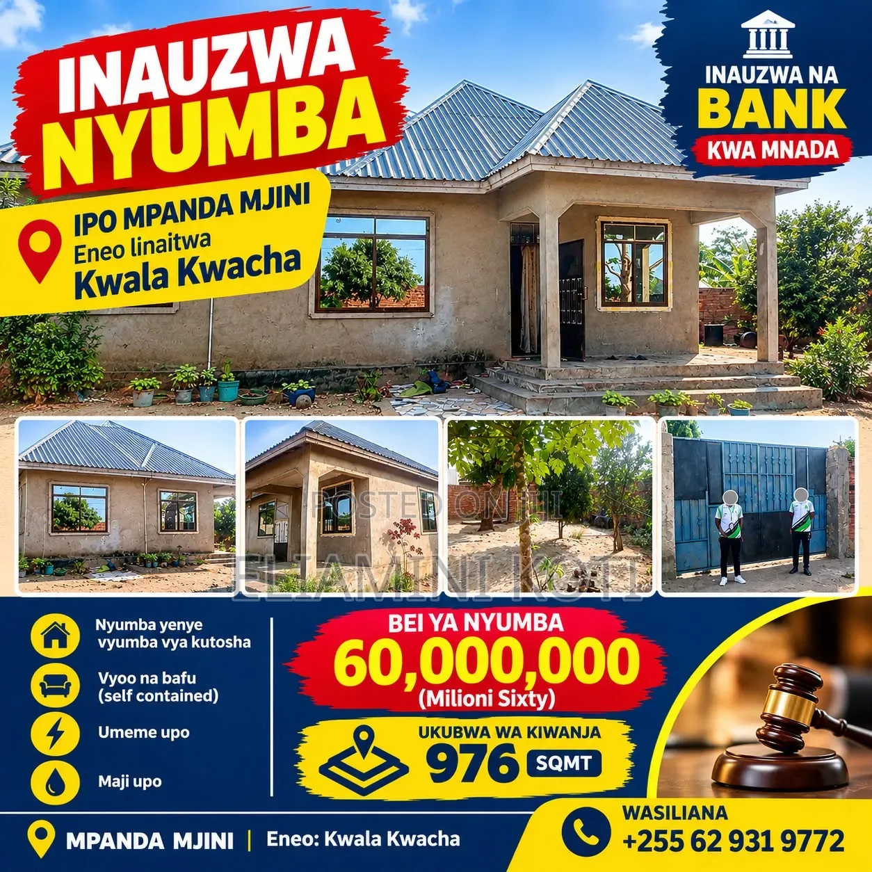 3bdrm House in Kinondoni for sale