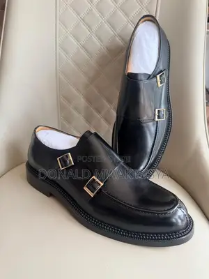 Men Double Monk Strap Shoes