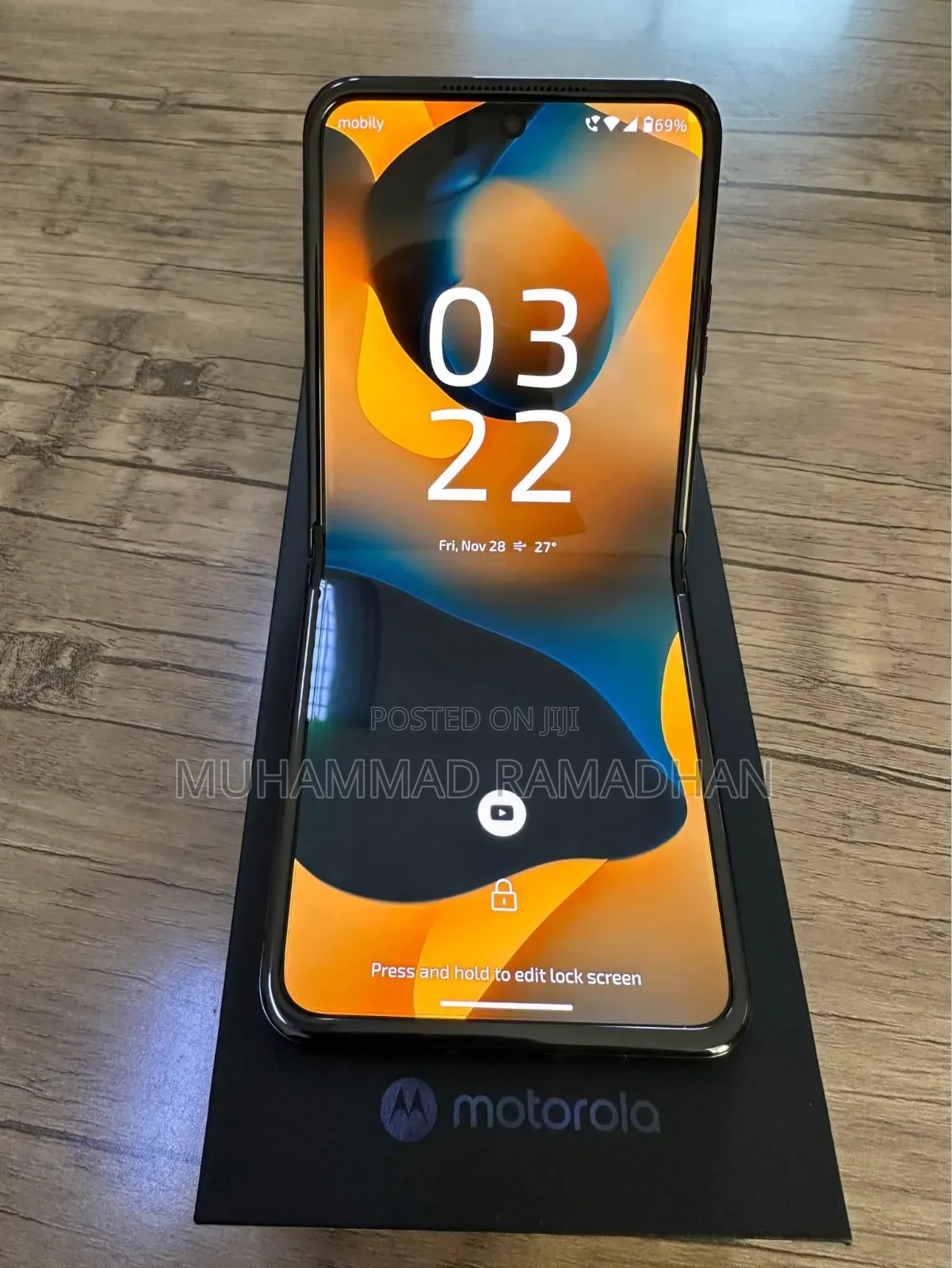 New Motorola Razr 50 Ultra 512 GB Black