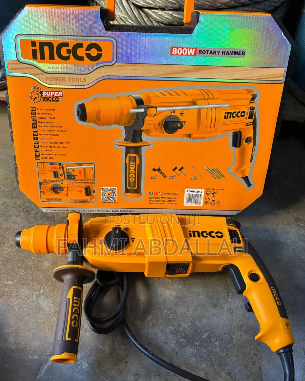 Brand New INGCO Rotary Hammer Drill (Heavy Duty)