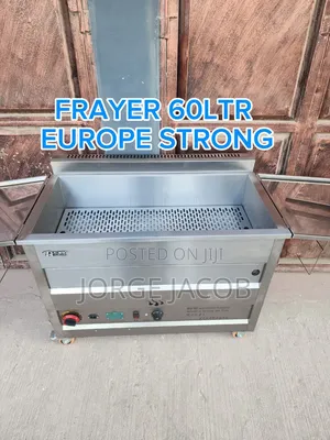 60-Litre Commercial Deep Fryer , for Heavy-Duty Food Production.