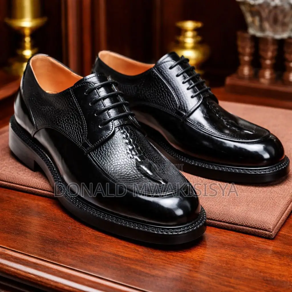 Men Croc Executive Derby