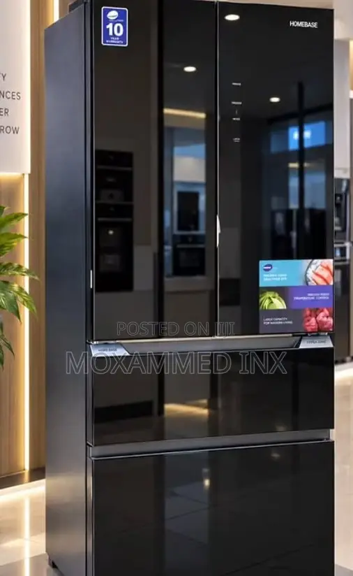 Homebase French Door Fridge ,Non-Frost 441lhb3-888mcolour; Bl