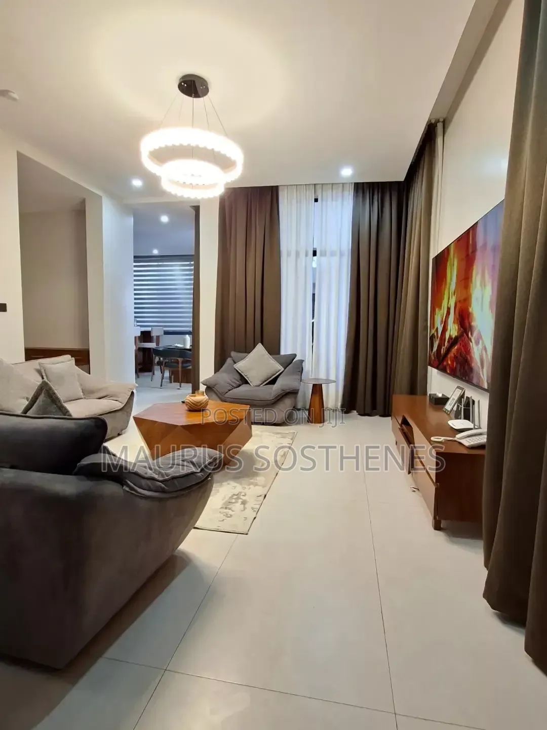 Furnished 3bdrm Apartment in Goba for rent