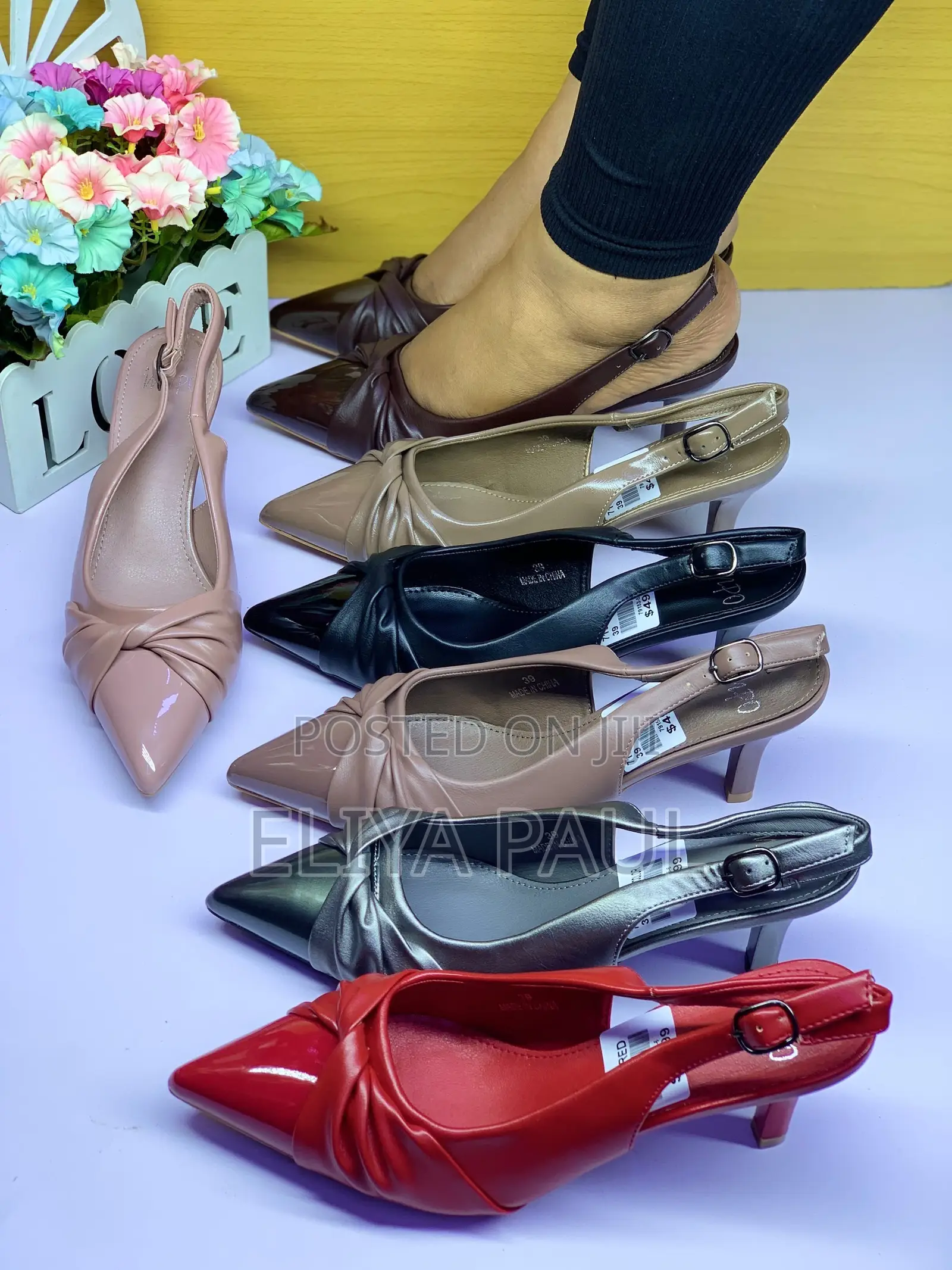Imnpo Slingback Mid Heel