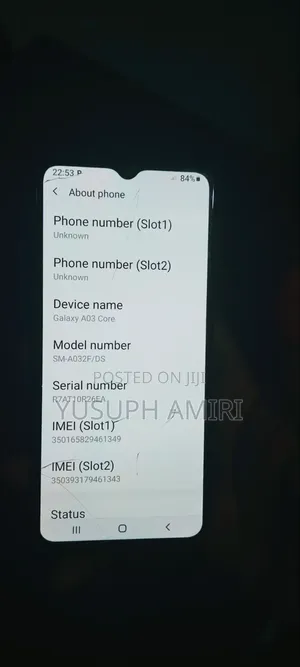 Samsung Galaxy A03 32 GB Black
