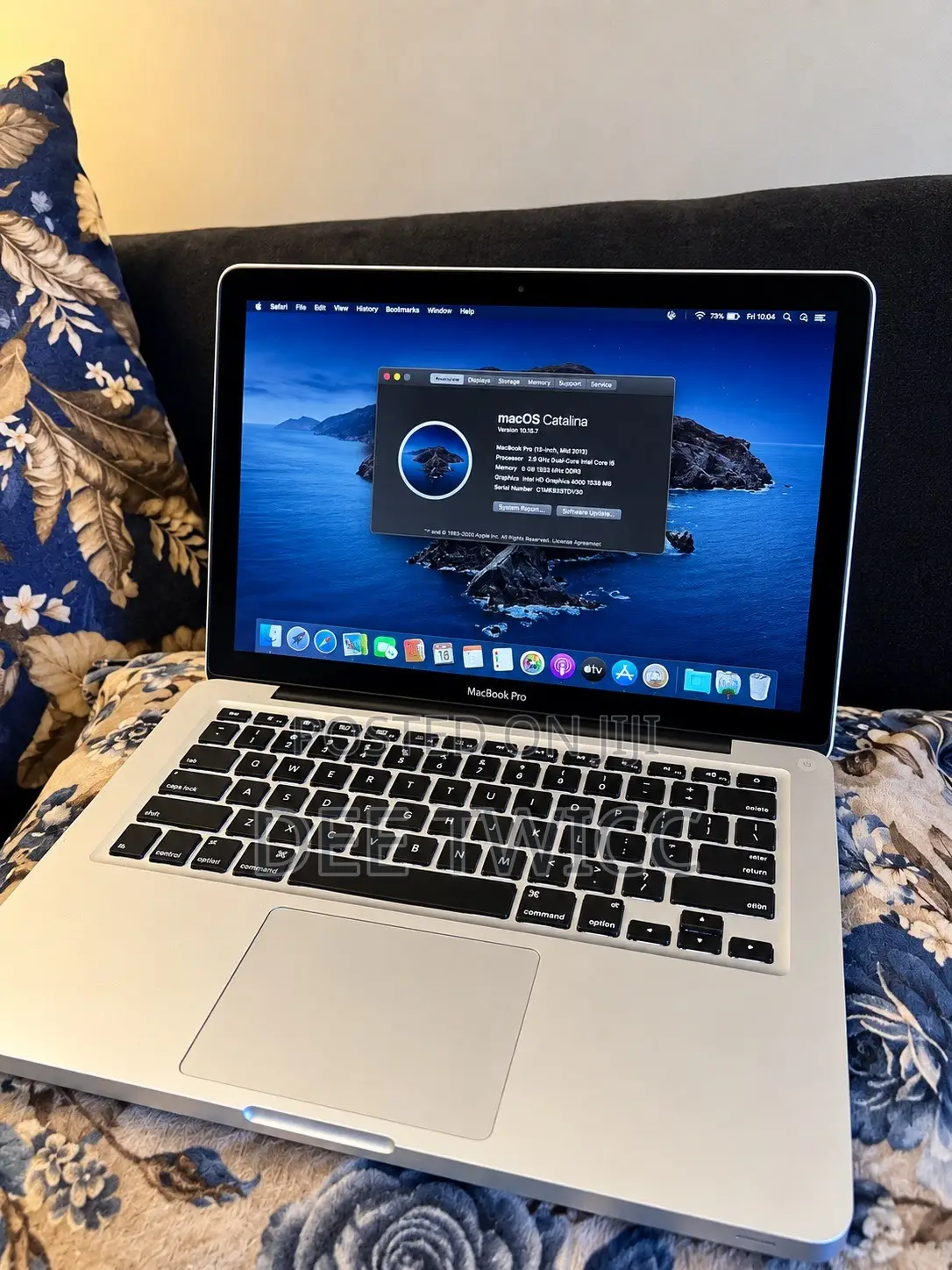 Laptop Apple MacBook 2012 8GB Intel Core i5 SSD 128GB
