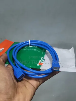 Blue USB 3.0 Type-a Male-to-Female Extension Cable