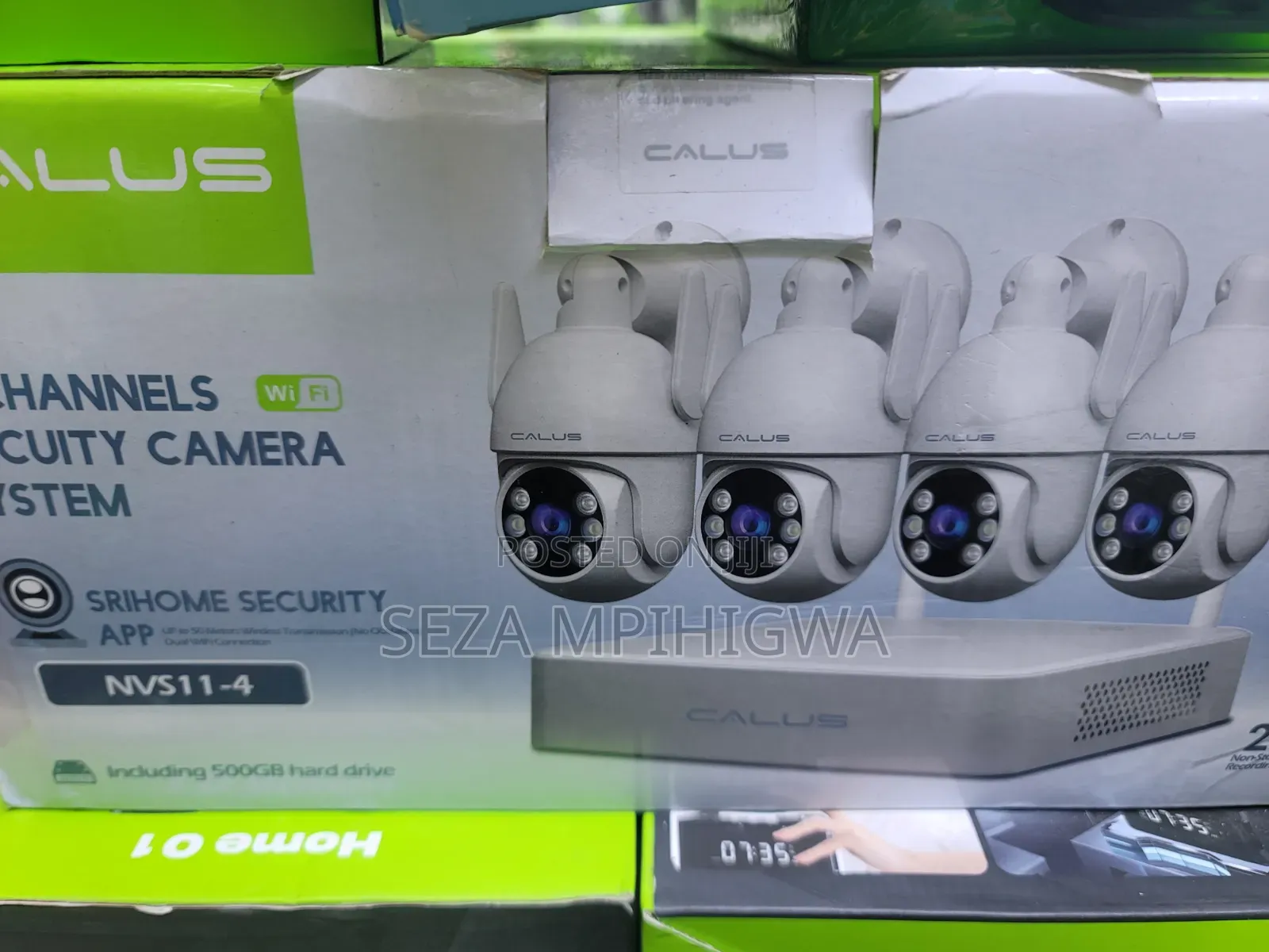 ​CALUS 4 Channels Security Camera System (NVS9-4)