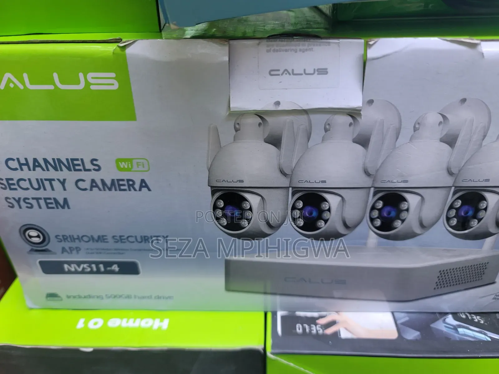 ​CALUS 4 Channels Security Camera System (NVS9-4)