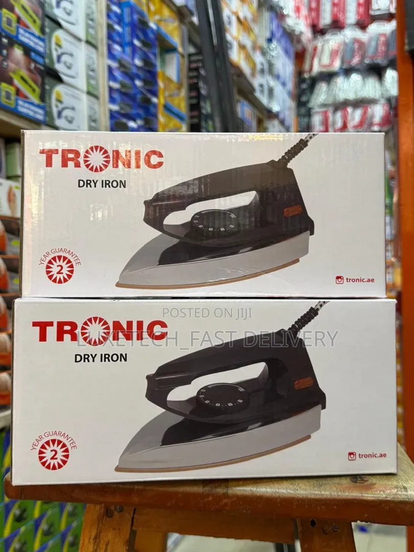 Tronic Dry Iron – 1200W Ceramic Soleplate With Temperature Control