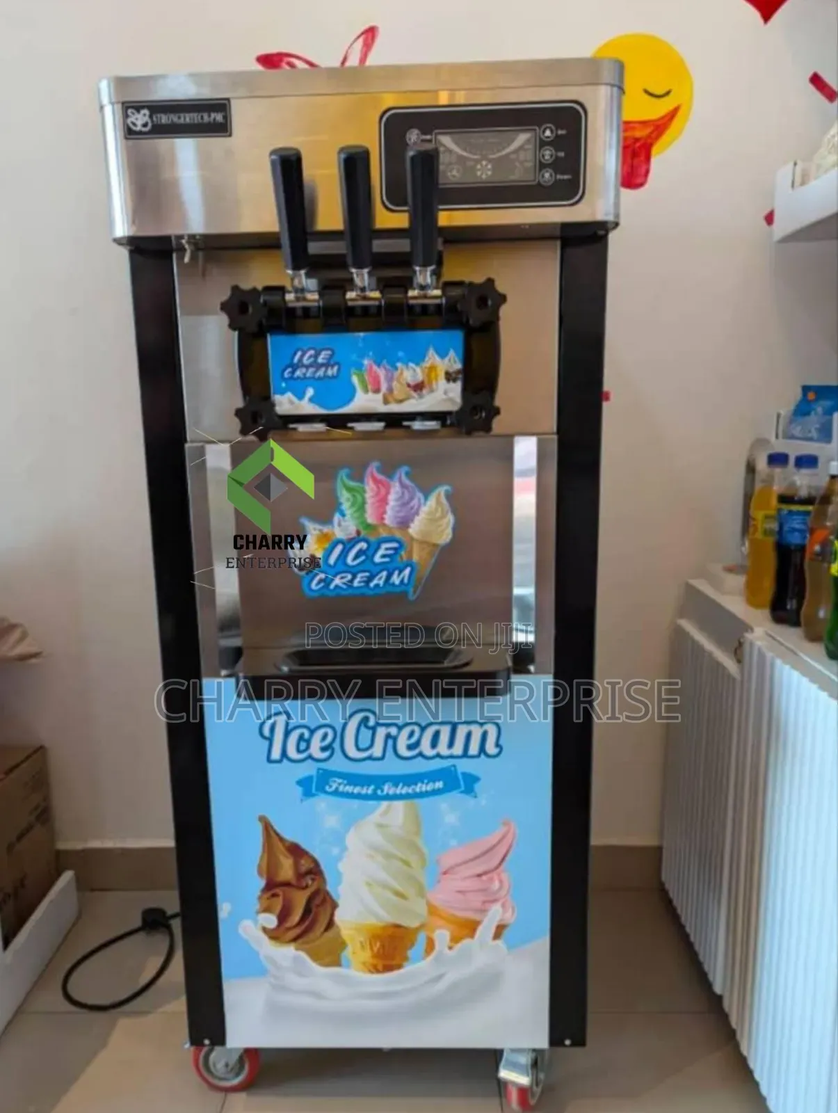 Europe One High Quality Soft Serve Ice Cream Maker 1950W 3 Hands