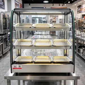 Commercial Food Warmer Display (3 Layer 3 Plate) Ch-3d